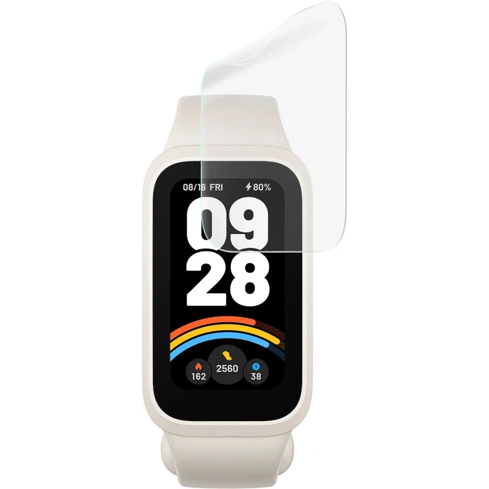Folia hydrożelowa na ekran Bizon Glass Watch Hydrogel do Xiaomi Smart Band 9 Active / Redmi Band 3 [2 PACK]