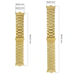 Buy Bizon Strap Watch Aura Xiaomi Redmi Watch 4 / Smart Band 8 Pro / 9 Pro gold - BIZ8131 - {ean13} - Home Screen Store Europe
