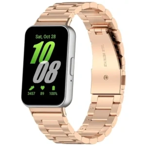 Bizon Strap Watch Aura Samsung Galaxy Fit 3 rose gold