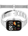 Bizon Strap Uhr Aura Xiaomi Redmi Uhr 4 / Smart Band 8 Pro / 9 Pro silber