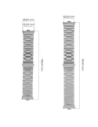 Kup Pasek ze stali nierdzewnej Bizon Strap Watch Aura do Xiaomi Redmi Watch 4 / Smart Band 8 Pro / 9 Pro stříbrný - BIZ8135 - {ean13} - Sklep Home Screen