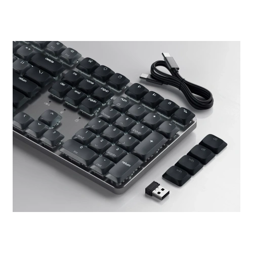 Kup Satechi SM3 Slim Mechanische Hintergrundbeleuchtung Bluetooth-Tastatur (dunkel) - STH178 - {ean13} - Sklep Home Screen