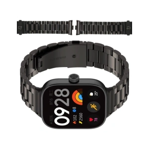 Kup Bizon Strap Óra Aura Xiaomi Redmi Óra 4 / Smart Band 8 Pro / 9 Pro fekete - BIZ8137 - {ean13} - Sklep Home Screen