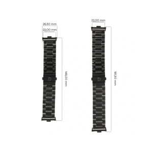 Buy Bizon Strap Watch Aura Xiaomi Redmi Watch 4 / Smart Band 8 Pro / 9 Pro black - BIZ8137 - {ean13} - Home Screen Store Europe