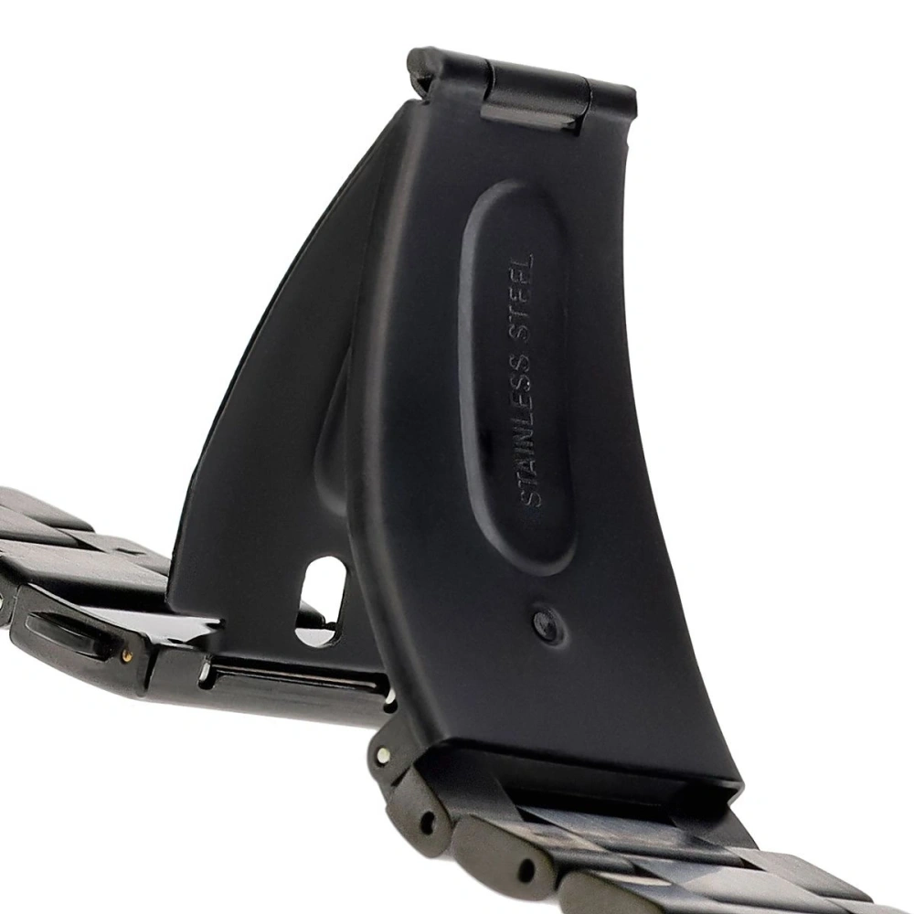 Pasek ze stali nierdzewnej Bizon Strap Watch Aura do Xiaomi Redmi Watch 4 / Smart Band 8 Pro / 9 Pro czarny