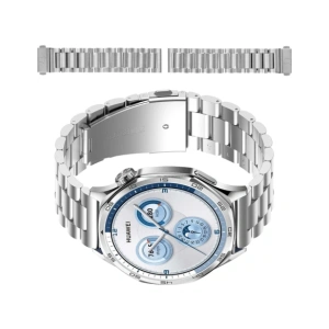 Kup Pasek ze stali nierdzewnej Bizon Strap Watch Aura do Smartwatcha 22mm srebrny - BIZ8139 - {ean13} - Sklep Home Screen