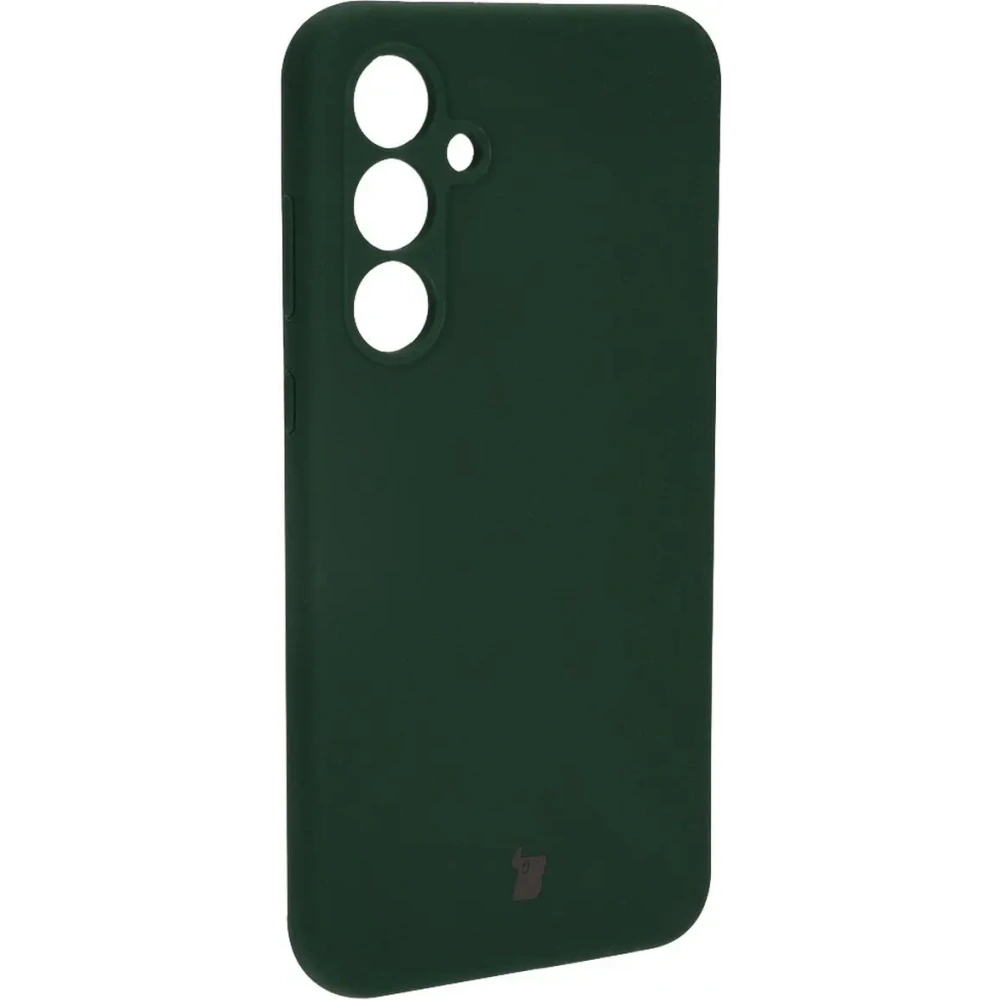 Etui silikonowe Bizon Soft Case do Samsung Galaxy A55 5G ciemnozielone