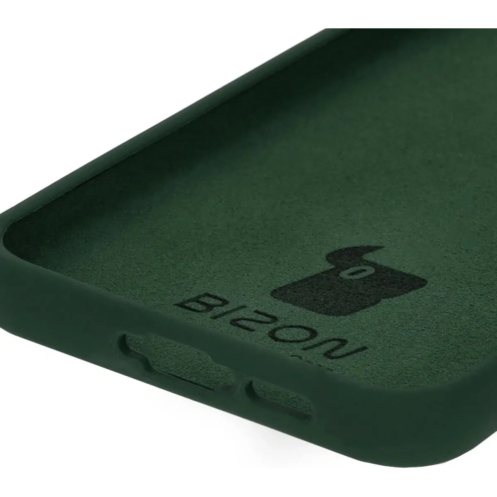 Etui silikonowe Bizon Soft Case do Samsung Galaxy A55 5G ciemnozielone