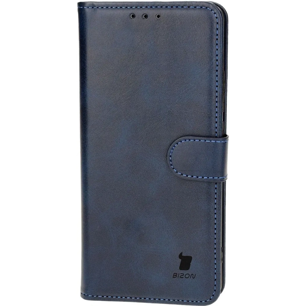 Etui z klapką Bizon Case Pocket do Motorola Edge 50 Pro granatowe