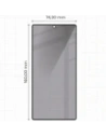 Kup Prywatyzujące szkło hartowane Bizon Glass Edge Shadow do Samsung Galaxy S25 Ultra przyciemniane z czarną ramką - BIZ8142 - {ean13} - Sklep Home Screen