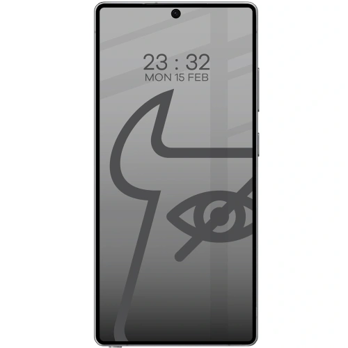 Kup Prywatyzujące szkło hartowane Bizon Glass Edge Shadow do Samsung Galaxy S25 Ultra przyciemniane z czarną ramką - BIZ8142 - {ean13} - Sklep Home Screen