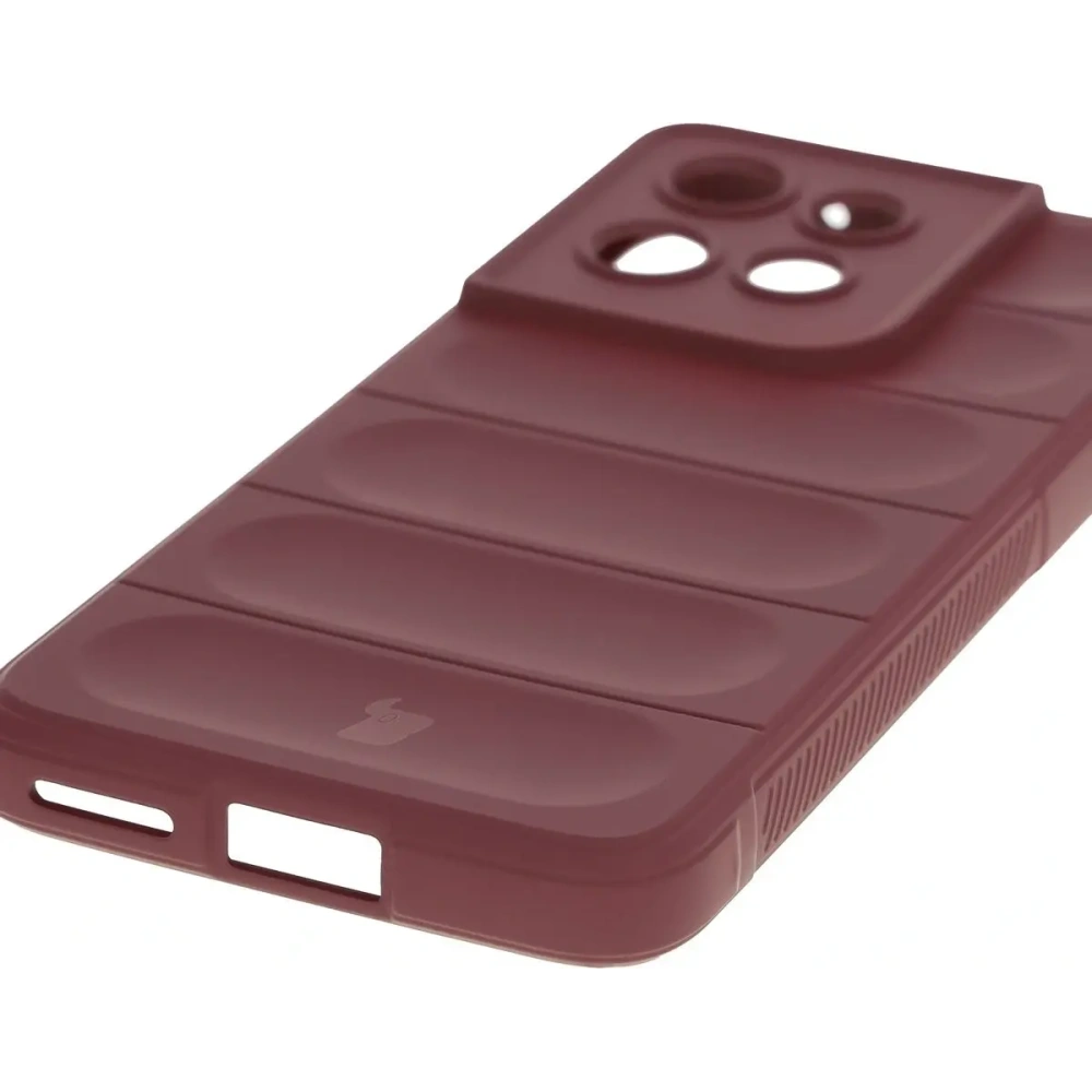 Pancerne etui Bizon Case Tur do Motorola Edge 50 Neo ciemnofioletowe