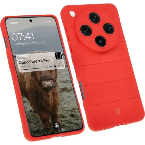 Kup Pancerne etui Bizon Case Tur do Oppo Find X8 Pro czerwone - BIZ8145 - {ean13} - Sklep Home Screen
