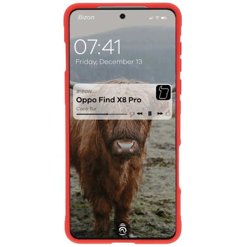 Kup Pancerne etui Bizon Case Tur do Oppo Find X8 Pro czerwone - BIZ8145 - {ean13} - Sklep Home Screen