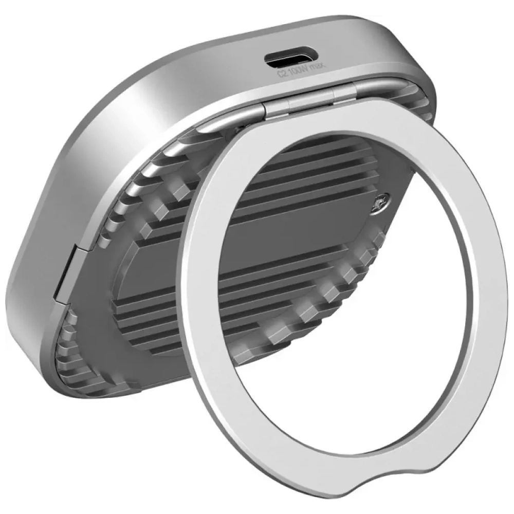 Magnetyczna obudowa na SSD M.2 2230 NVMe 4smarts do 4TB z podpórką 3xUSB-C MagSafe szary