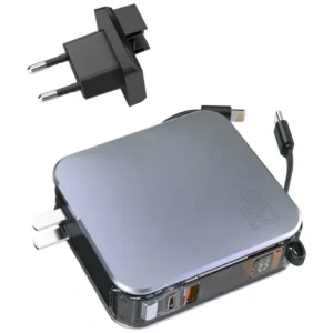 Kup 4smarts Lucid 3in1 Powerbank Hybrid-Ladegerät 10000mAh 20W + USB-C / Lightning-Kabel silber - 4SMR66 - {ean13} - Sklep Home Screen