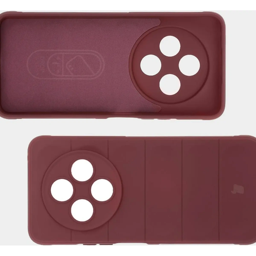 Pancerne etui Bizon Case Tur do Xiaomi Redmi 14C 4G / POCO C75 ciemnofioletowe