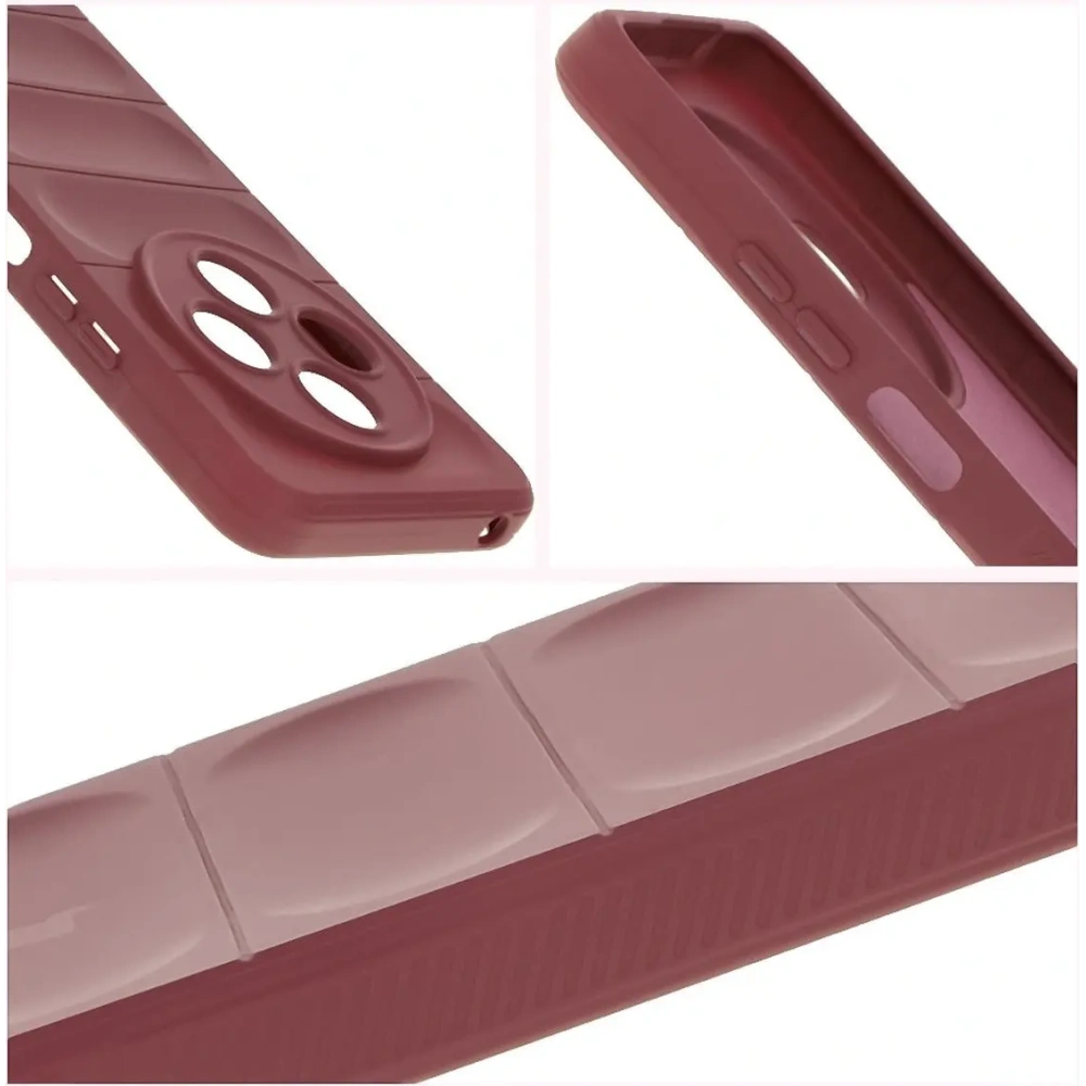 Pancerne etui Bizon Case Tur do Xiaomi Redmi 14C 4G / POCO C75 ciemnofioletowe