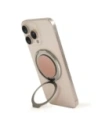 Magnetický úchyt na prst s funkcí stojánku UNIQ Gripfit 360 Magnetic Mount&Kickstand růžový/blush pink