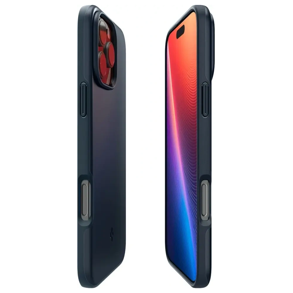 Etui Spigen Thin Fit Mag MagSafe Apple iPhone 16 Pro Metal Slate