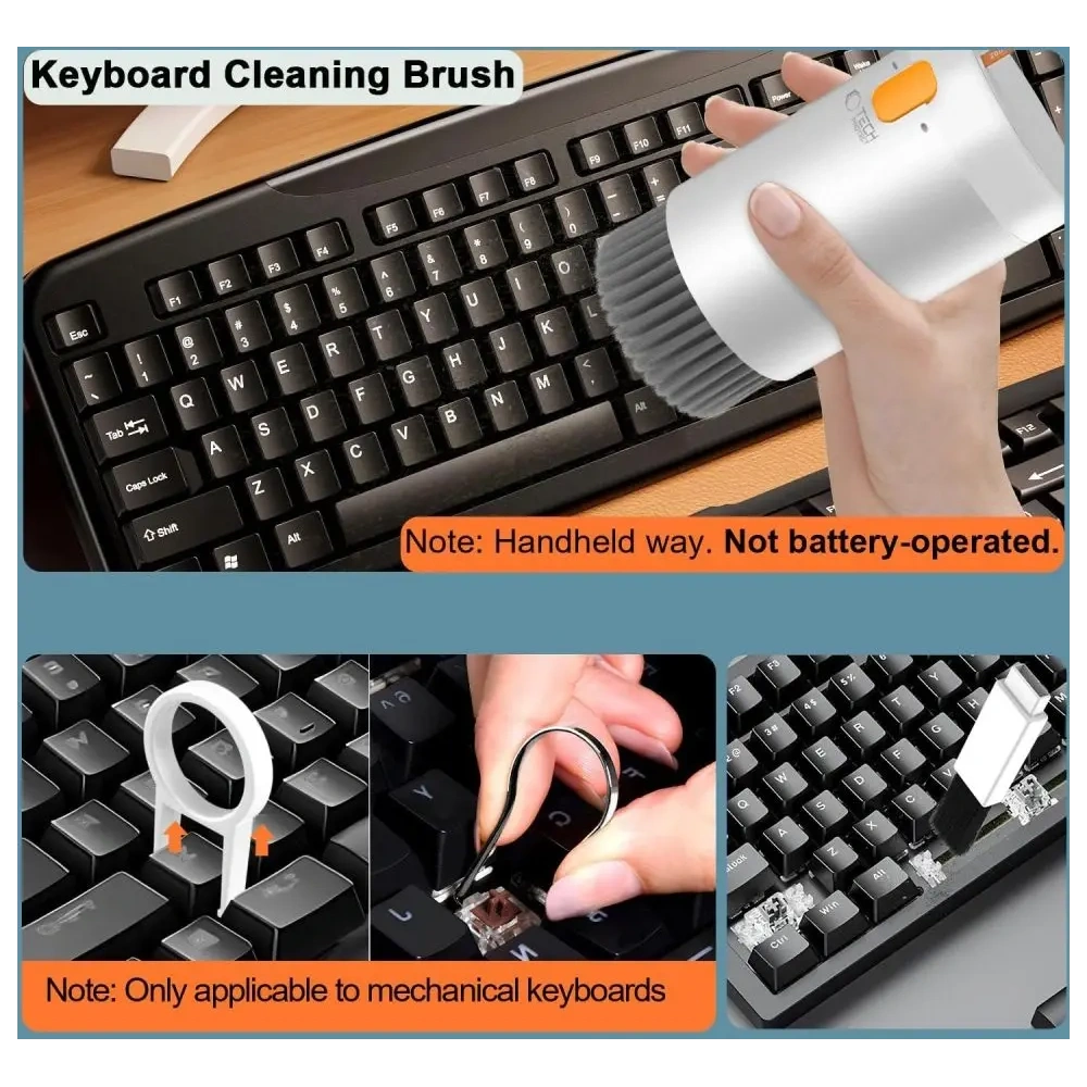 Zestaw czyszczący do telefonu / słuchawek / laptopa Tech-Protect CS01 Cleaner Set 20in1 For Phone & Earphone & Tablet & Laptop White