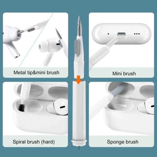 Buy Tech-Protect CS01 Cleaner Set 20in1 For Phone & Earphone & Tablet & Laptop White - THP3806 - {ean13} - Home Screen Store Europe