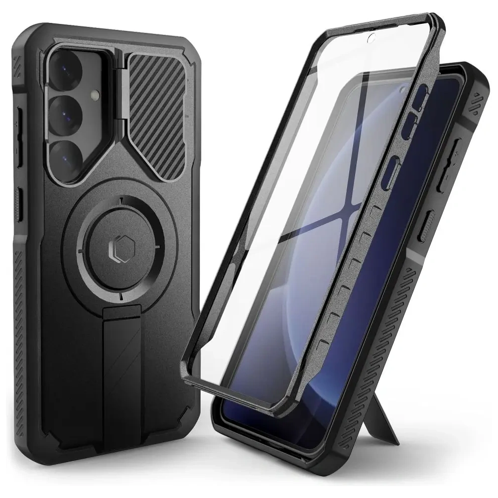 Etui Tech-Protect Kevlar MagSafe+ Samsung Galaxy S25 Black