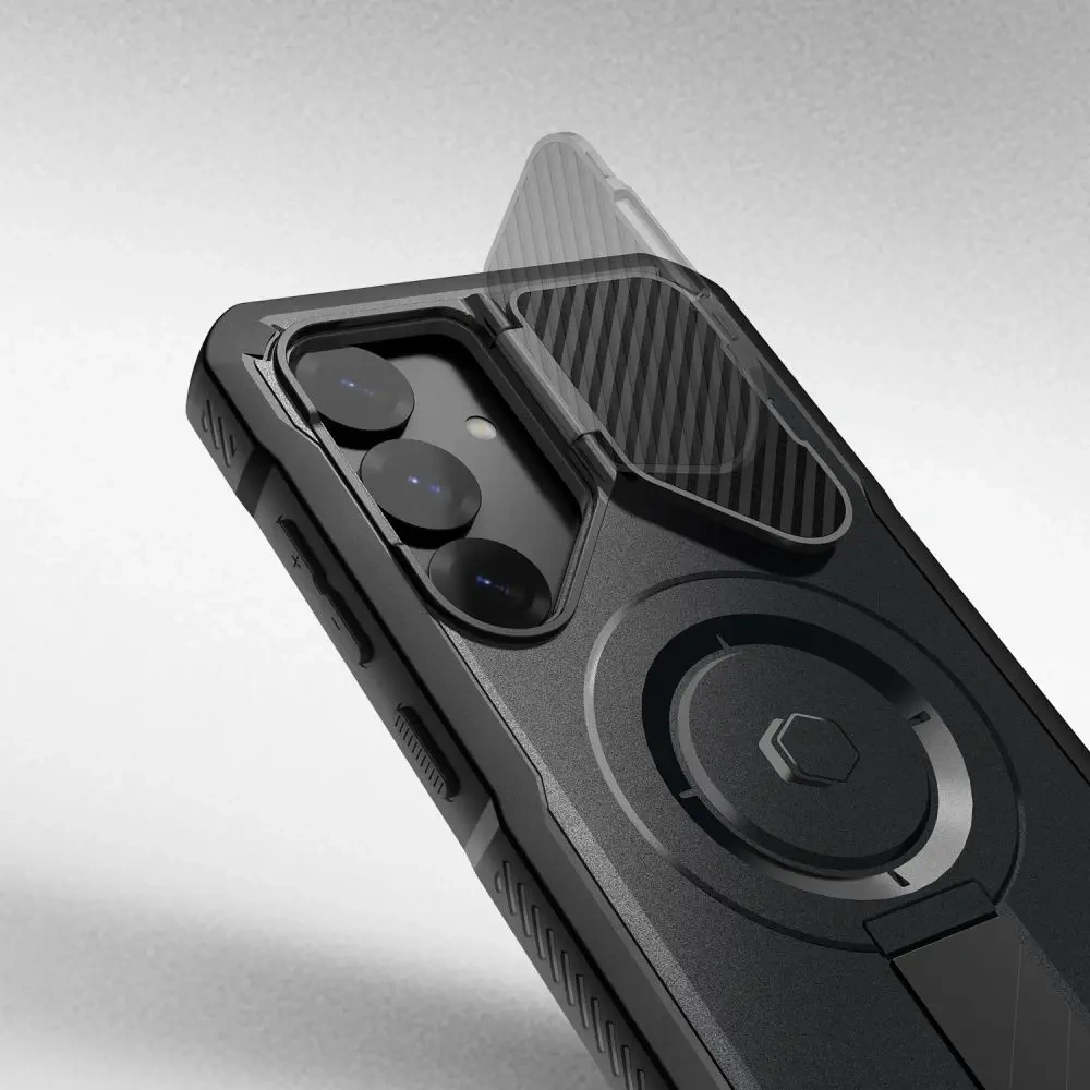 Etui Tech-Protect Kevlar MagSafe+ Samsung Galaxy S25 Black