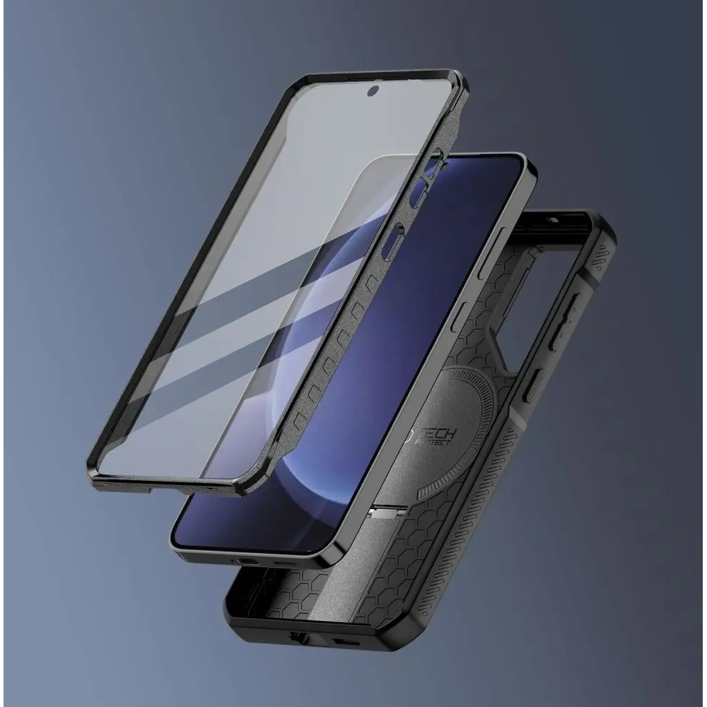 Etui Tech-Protect Kevlar MagSafe+ Samsung Galaxy S25+ Plus Black