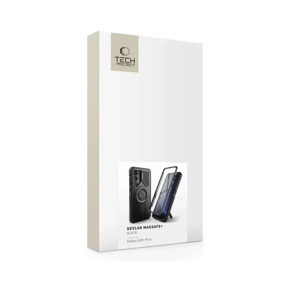 Etui Tech-Protect Kevlar MagSafe+ Samsung Galaxy S25+ Plus Black