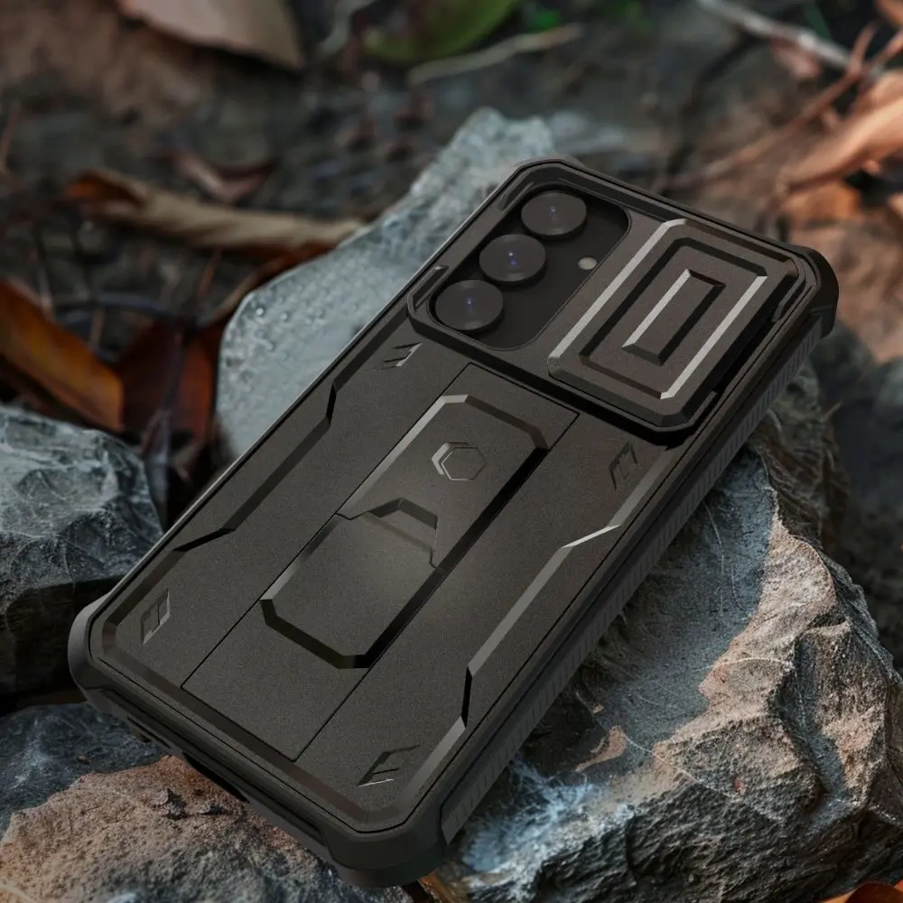 Etui Tech-Protect Kevlar Cam+ Samsung Galaxy S25 Black