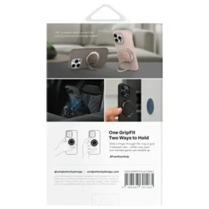Kup Magnetický úchyt na prst s funkcí stojánku UNIQ Gripfit 360 Magnetic Mount&Kickstand šedý/flint grey - UNIQ1433 - {ean13} - Sklep Home Screen