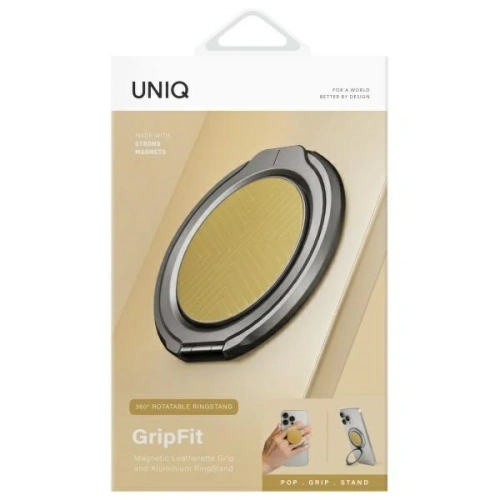 Kup UNIQ Gripfit 360 Magnetic Montare și Suport de birou galben canar - UNIQ1434 - {ean13} - Sklep Home Screen