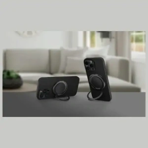 Kup Magnetický úchyt na prst s funkcí stojánku UNIQ Gripfit Premium 360 Magnetic Mount&Kickstand Uchytník Magnetický černý/carbon black - UNIQ1435 - {ean13} - Sklep Home Screen