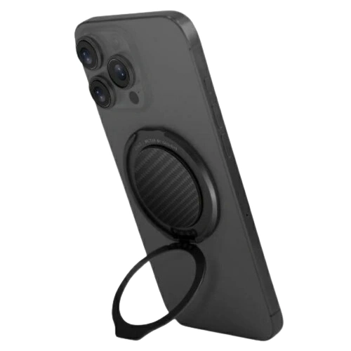 Kup Magnetyczny uchwyt na palec z funkcją podstawki UNIQ Gripfit Premium 360 Magnetic Mount&Kickstand Uchwyt Magnetyczny czarny/carbon black - UNIQ1435 - {ean13} - Sklep Home Screen