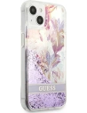 Buy [OUTLET] Case Guess GUHCP13SLFLSU Apple iPhone 13 mini purple hardcase Flower Liquid Glitter - OT-841 - {ean13} - Home Screen Store Europe