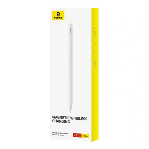 Buy [OUTLET] Stylus Baseus Smooth Writing Series with wireless charging (White) - OT-843 - {ean13} - Home Screen Store Europe