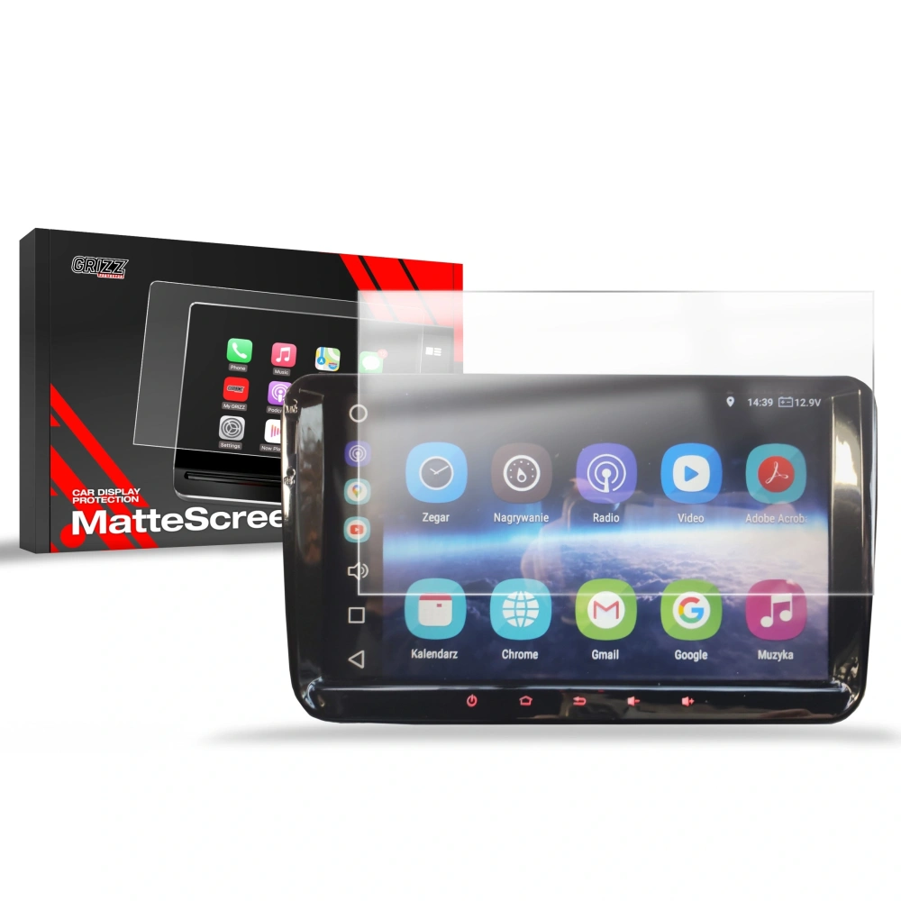 Folia matowa GrizzGlass CarDisplay Protection do Volkswagen VW Golf 6 GTI 9" Android Radio