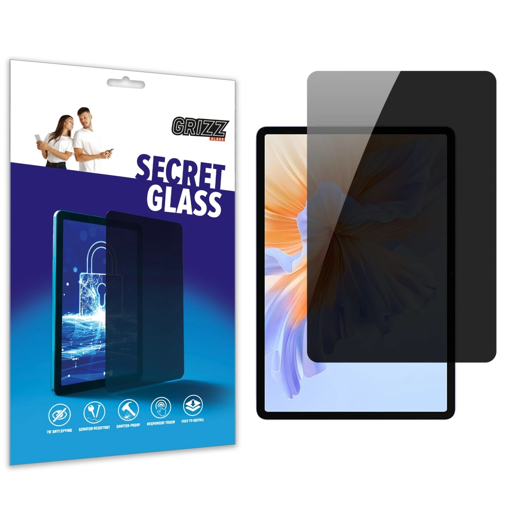 Matowe szkło prywatyzujące GrizzGlass SecretGlass do Honor Pad V9