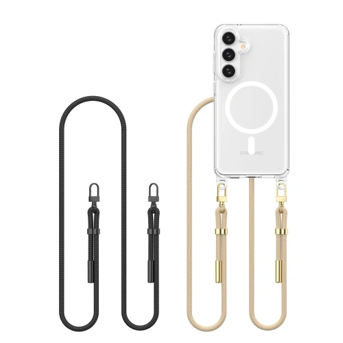 Kup Etui Tech-Protect Flexair Chain MagSafe Samsung Galaxy S25 černá a taupe - THP3814 - {ean13} - Sklep Home Screen
