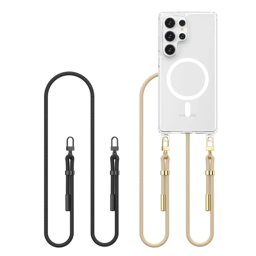 Etui Tech-Protect Flexair Chain MagSafe Samsung Galaxy S25 Ultra Black & Taupe