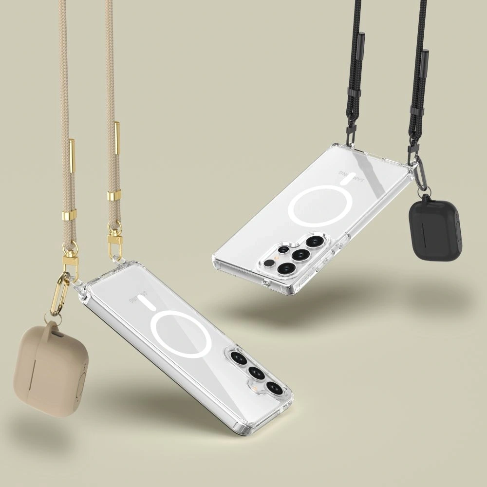 Etui Tech-Protect Flexair Chain MagSafe Samsung Galaxy S25 Ultra Black & Taupe