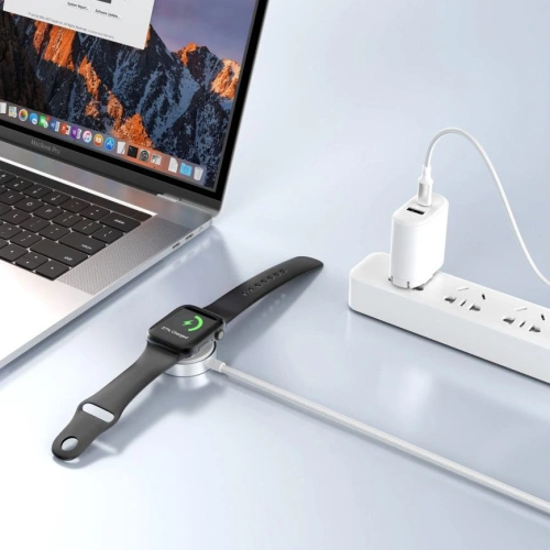 Kup Tech-Protect MC02 Ultraboost Magnetic Ladegerät USB-C Kabel 100cm Apple Watch Weiß - THP3820 - {ean13} - Sklep Home Screen