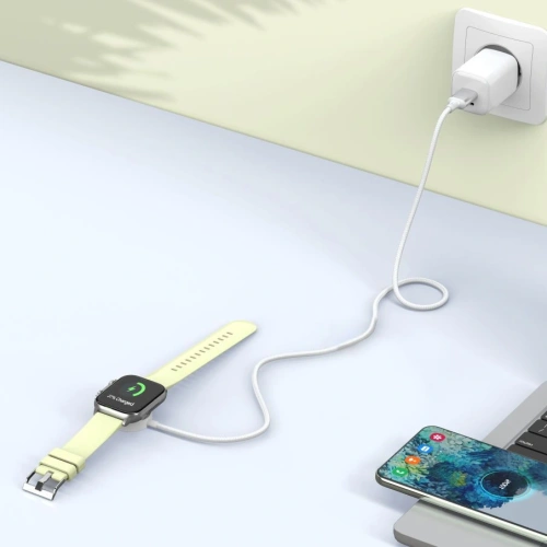 Kup Tech-Protect MC02 Ultraboost Magnetic Cablu de încărcare USB-C 100cm pentru Apple Watch Alb - THP3820 - {ean13} - Sklep Home Screen