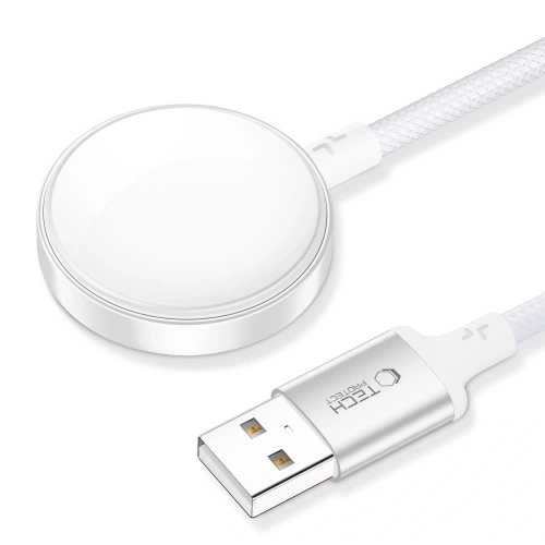 Kup Tech-Protect MC02 Ultraboost Magnetic Cablu de Încărcare USB-A 100cm Apple Watch Alb - THP3821 - {ean13} - Sklep Home Screen