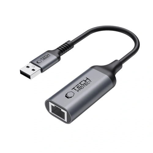 Kup Tech-Protect Ultraboost Adapter USB-A 3.0 / Ethernet RJ45 1000Mbps Fekete - THP3824 - {ean13} - Sklep Home Screen