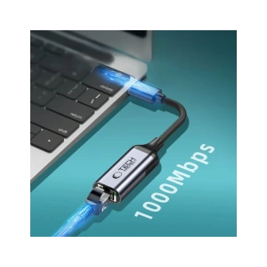 Buy Tech-Protect Ultraboost Adapter USB-A 3.0 / Ethernet RJ45 1000Mbps Black - THP3824 - {ean13} - Home Screen Store Europe