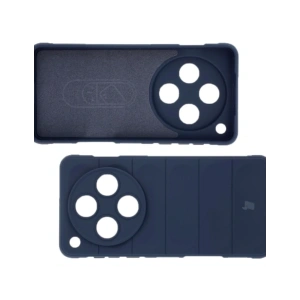 Pancerne etui Bizon Case Tur do Oppo Find X8 Pro granatowe