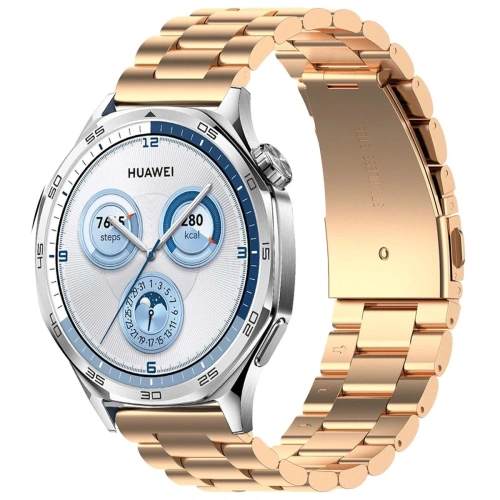 Kup Ceas inteligent Bizon Strap Aura 22 mm aur roz - BIZ8149 - {ean13} - Sklep Home Screen
