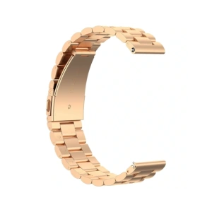 Kup Pasek ze stali nierdzewnej Bizon Strap Watch Aura do Smartwatcha 22 mm różowozłoty - BIZ8149 - {ean13} - Sklep Home Screen